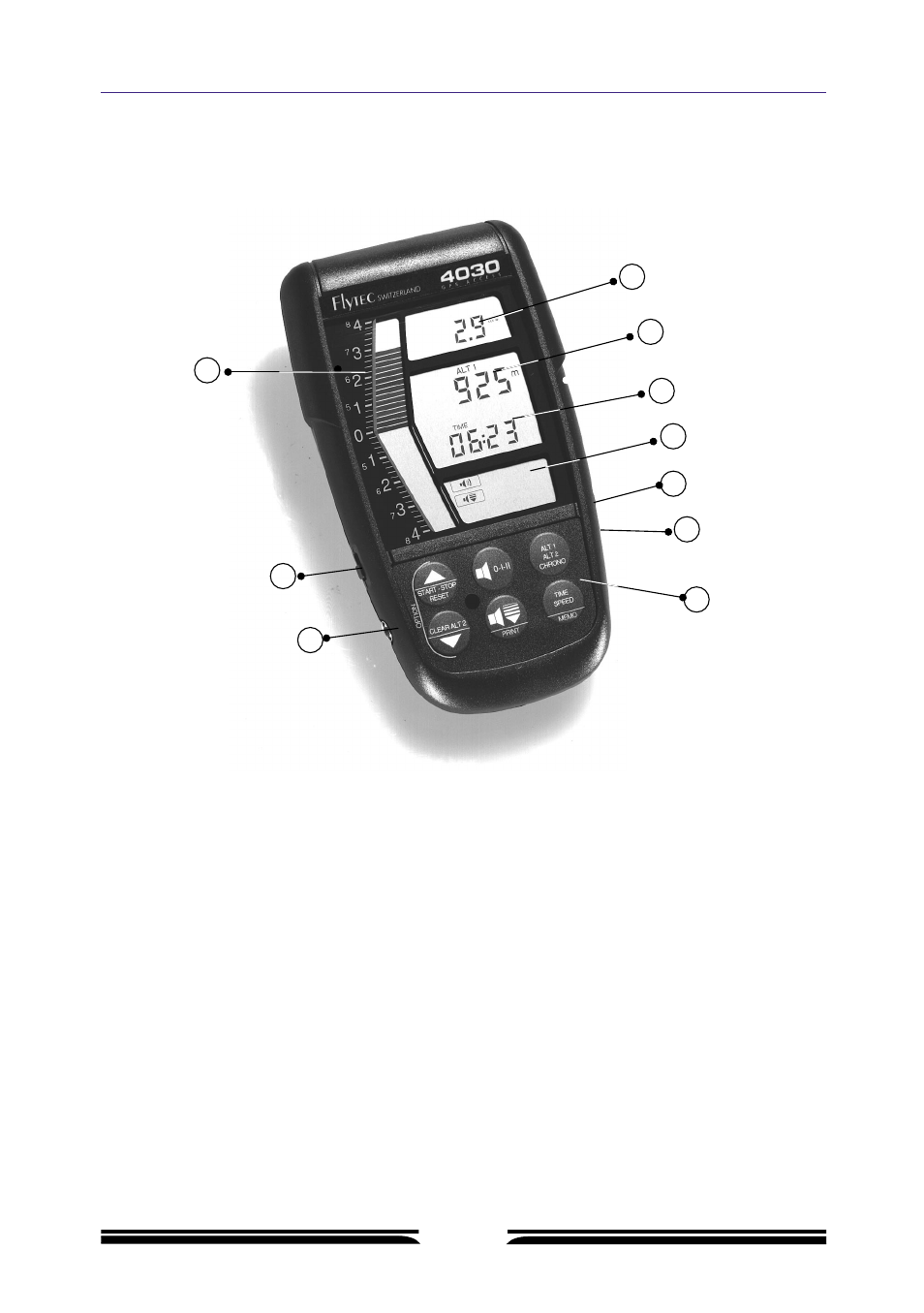 Flytec | Flytec 4030 * User Manual | Page 5 / 34