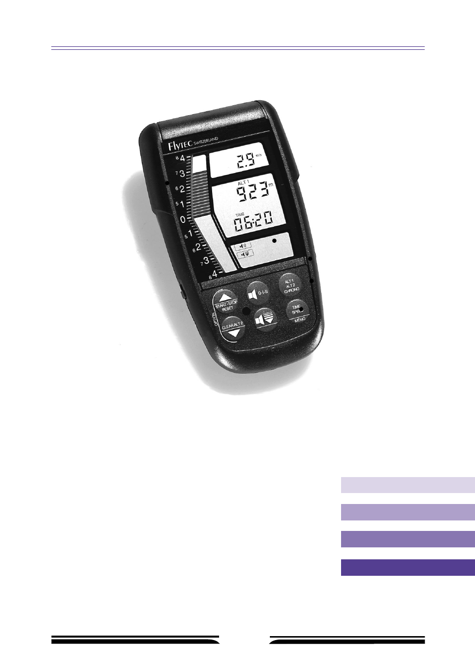 Flytec 4005 * User Manual | 14 pages