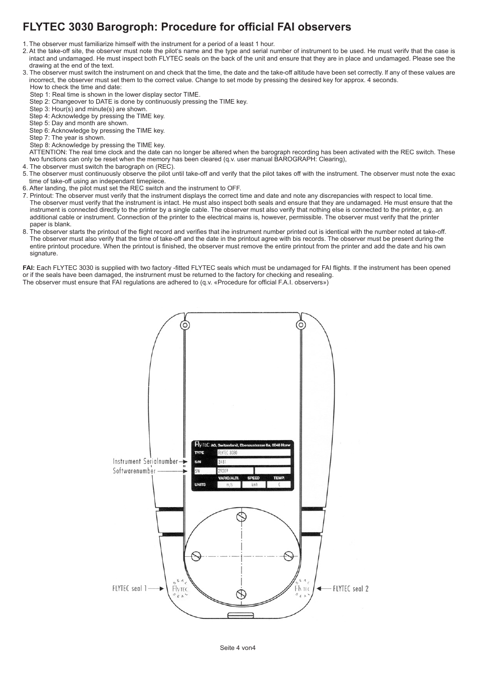 Flytec 3030 User Manual | Page 4 / 4