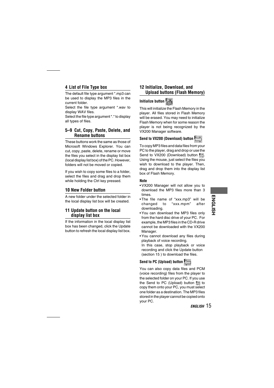 Aiwa MM-VX200 User Manual | Page 15 / 24
