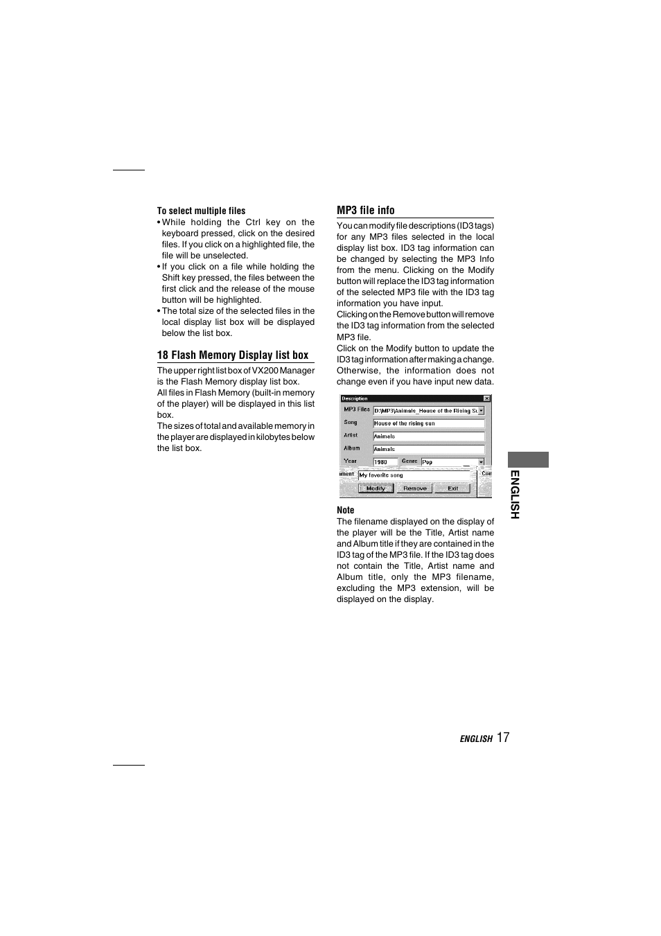 Aiwa MM-VX200 User Manual | Page 17 / 24