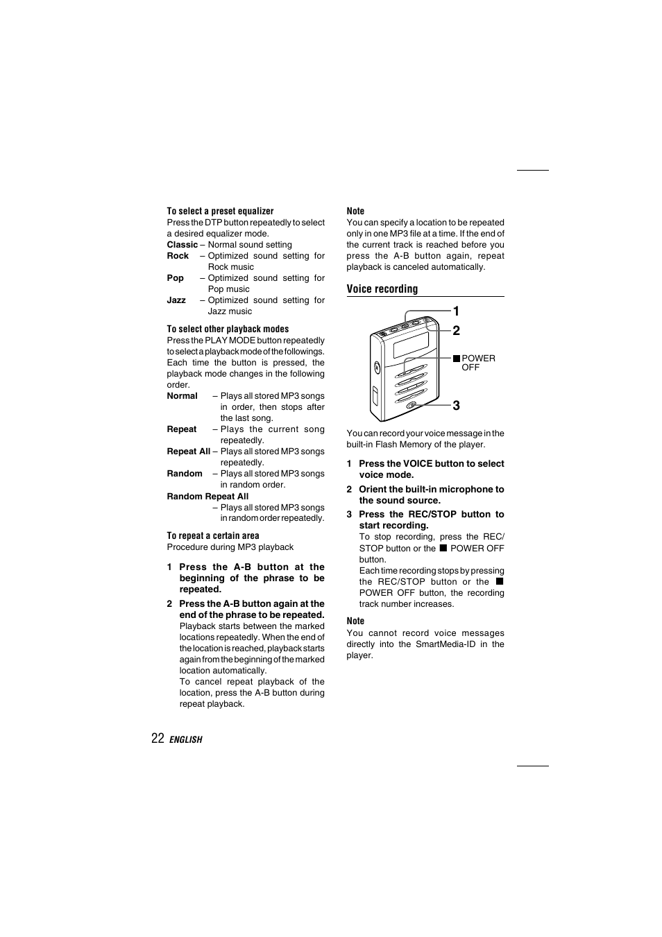 Aiwa MM-VX200 User Manual | Page 22 / 24