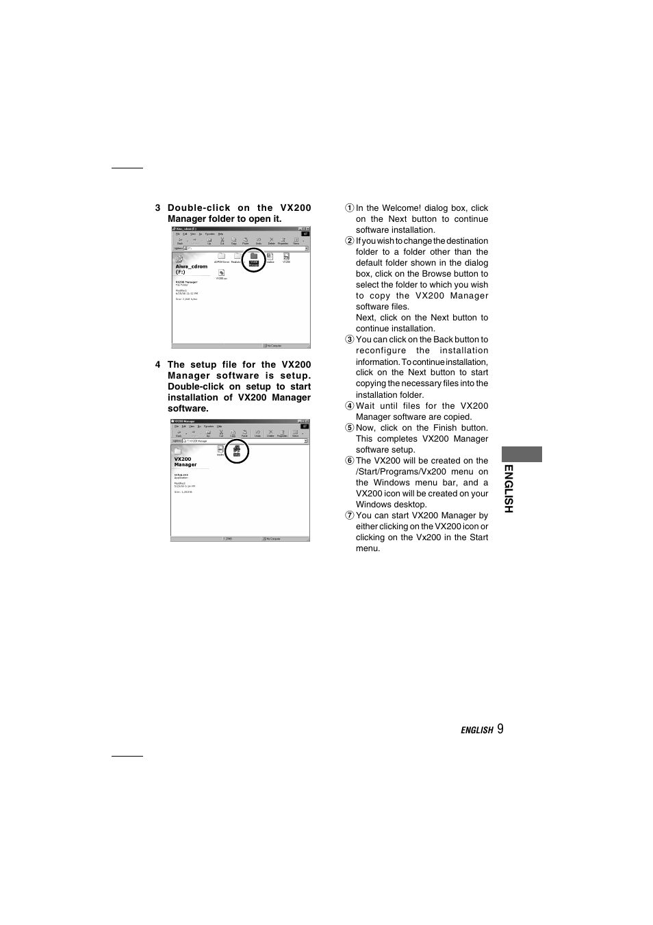 Aiwa MM-VX200 User Manual | Page 9 / 24