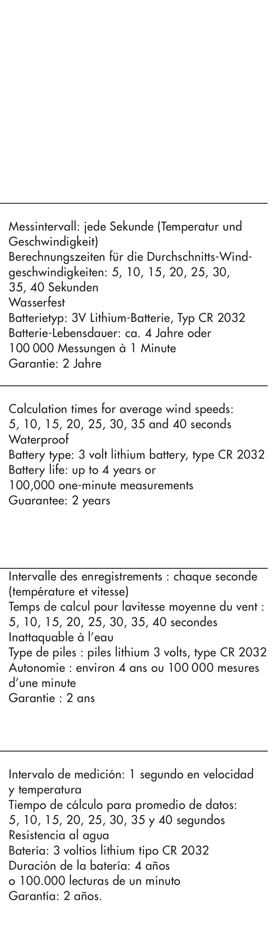 Flytec Windwatch User Manual | Page 22 / 22