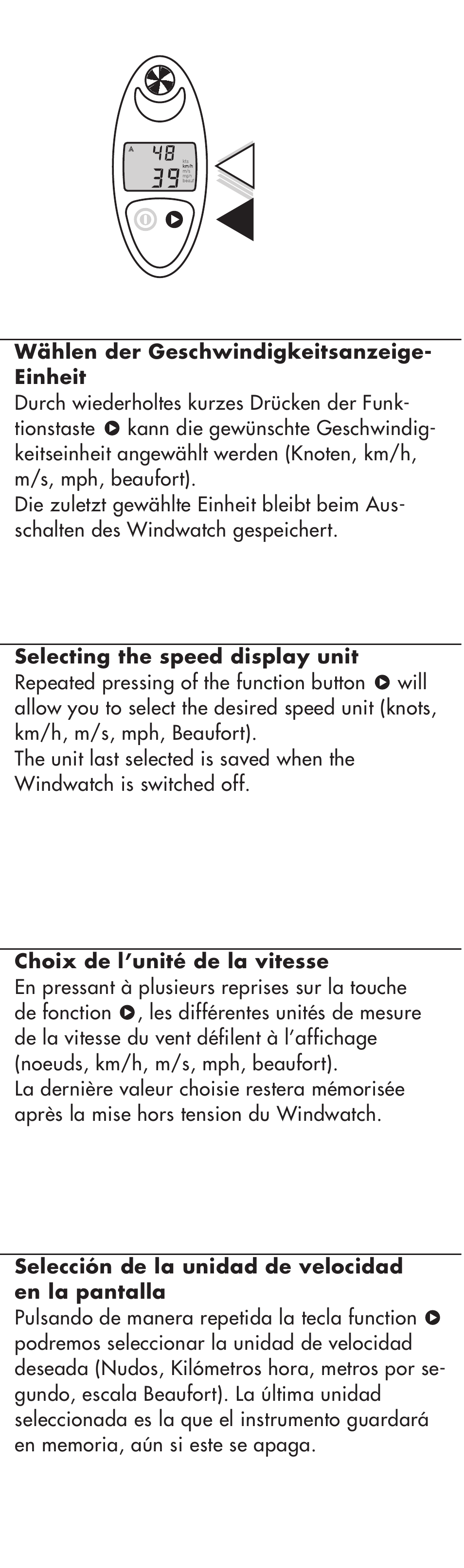 Flytec Windwatch User Manual | Page 6 / 22