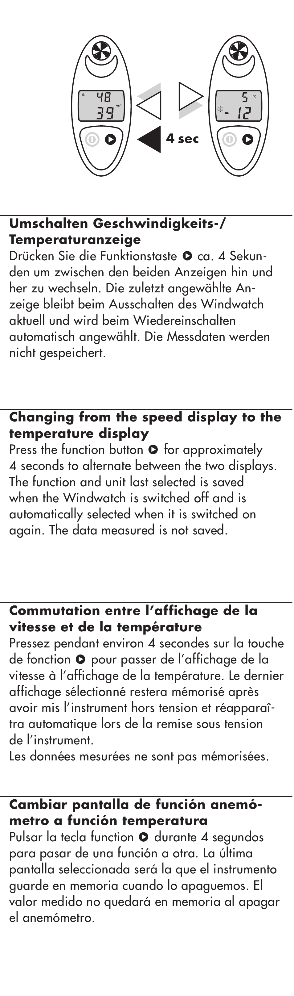 Flytec Windwatch User Manual | Page 7 / 22