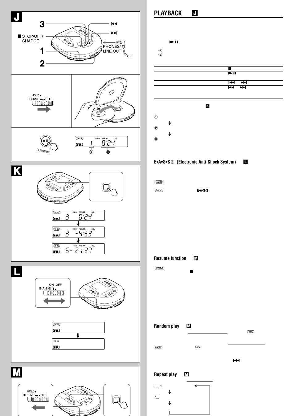 Playback → j | Aiwa XP-R120 User Manual | Page 5 / 8