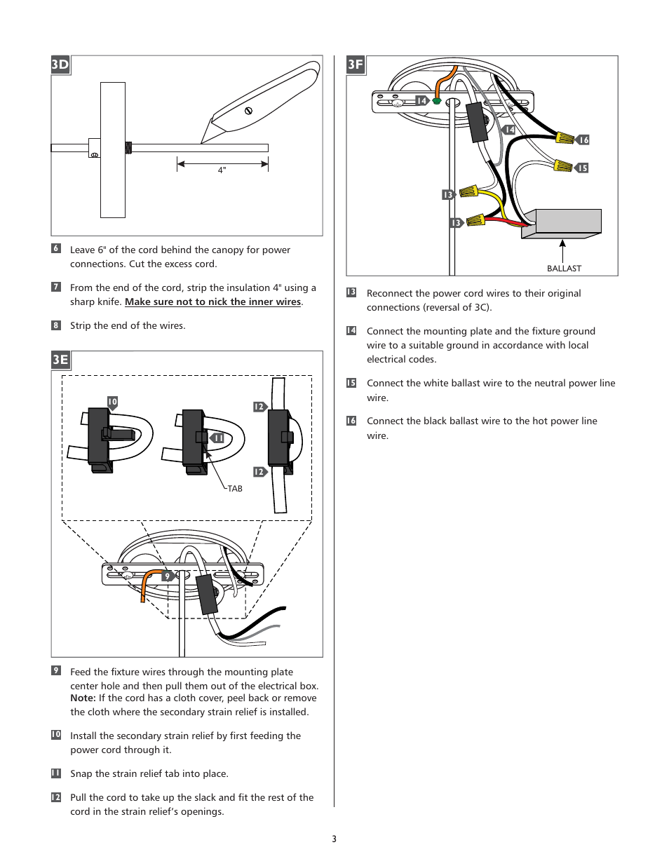 3f 3e | LBL Lighting MILO SCH User Manual | Page 3 / 4