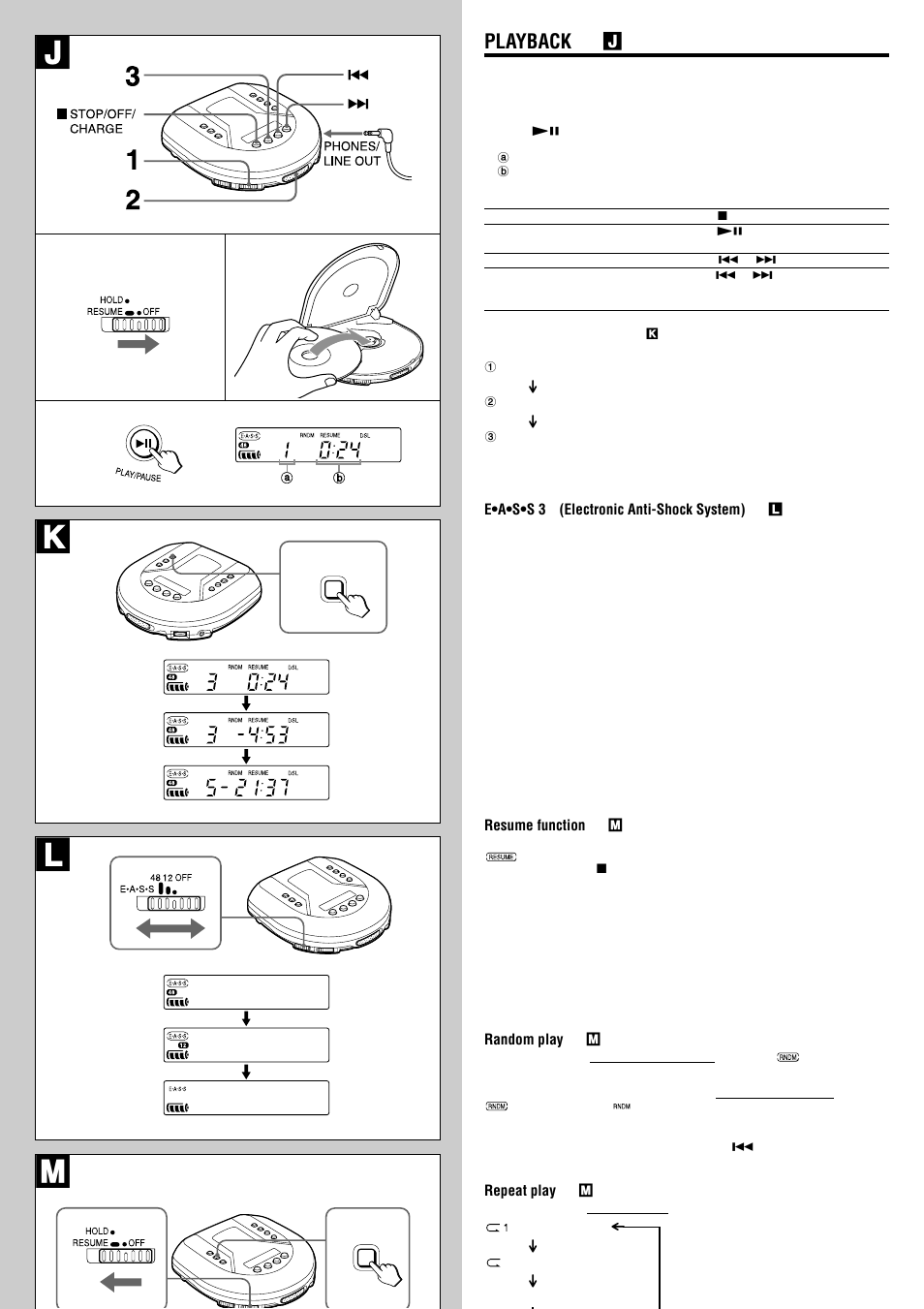 Playback → j | Aiwa XP-R220 User Manual | Page 5 / 8