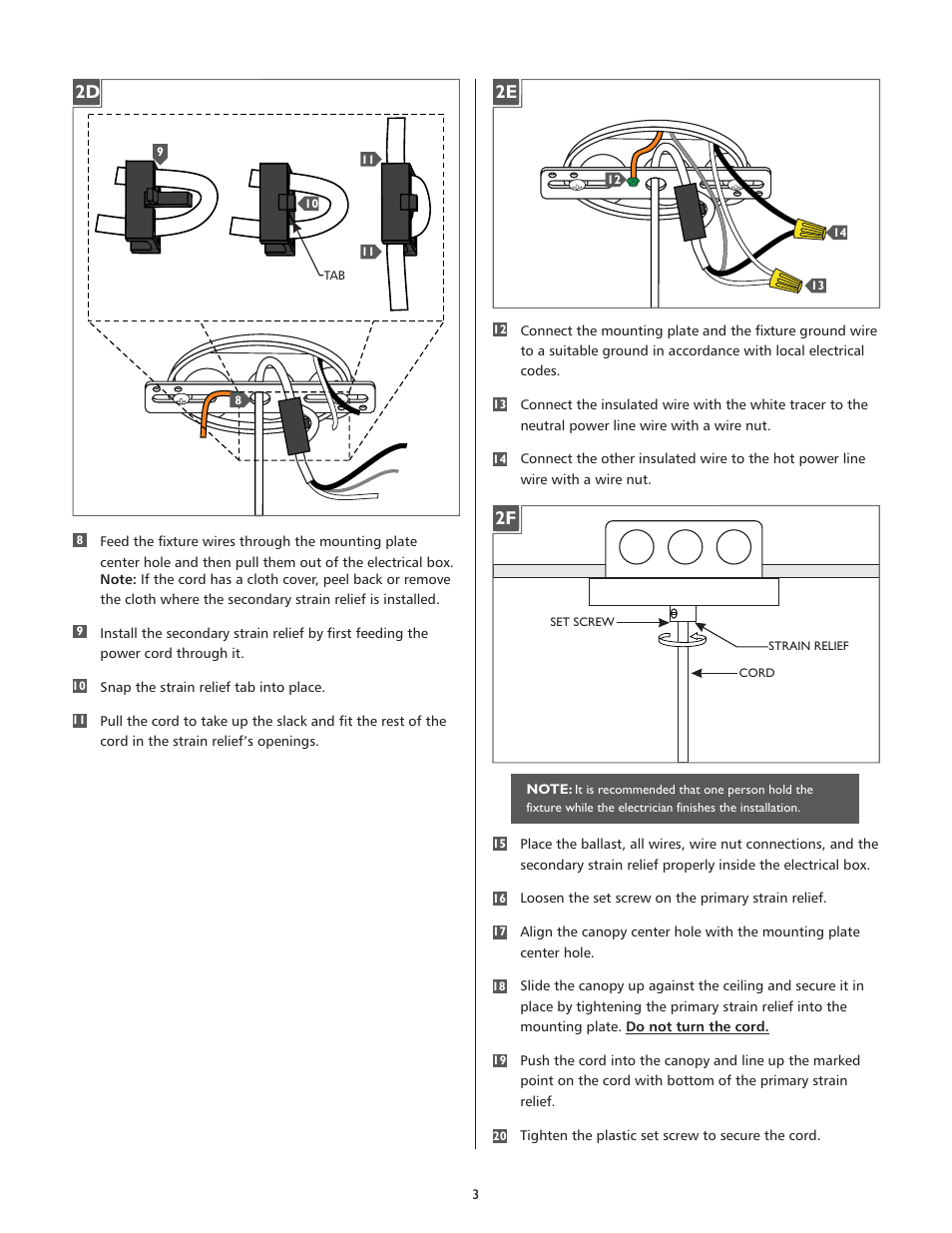 2e 2d | LBL Lighting Tindra P User Manual | Page 3 / 4