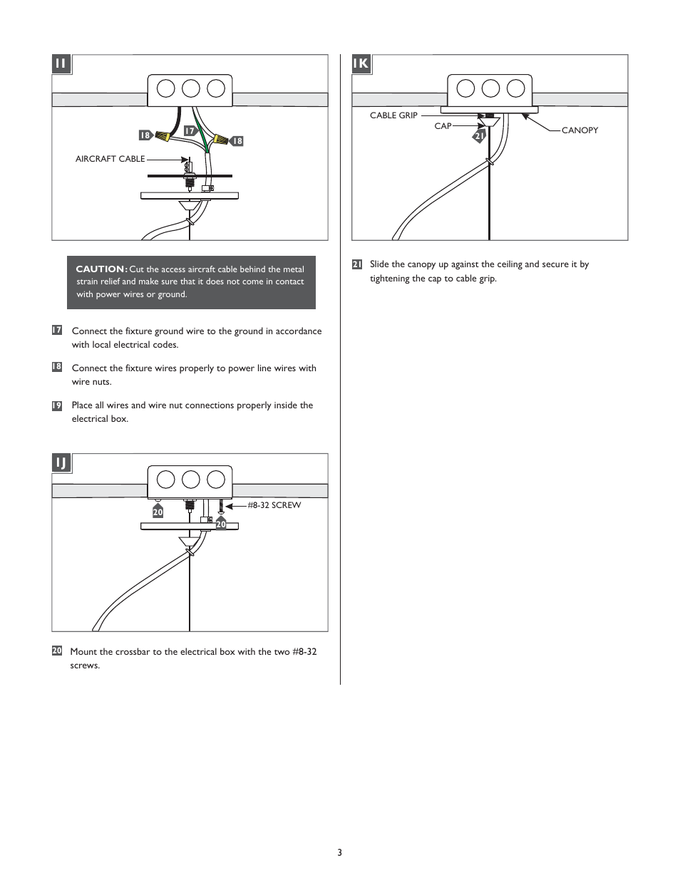 1i 1j | LBL Lighting Juniper  SF User Manual | Page 3 / 4