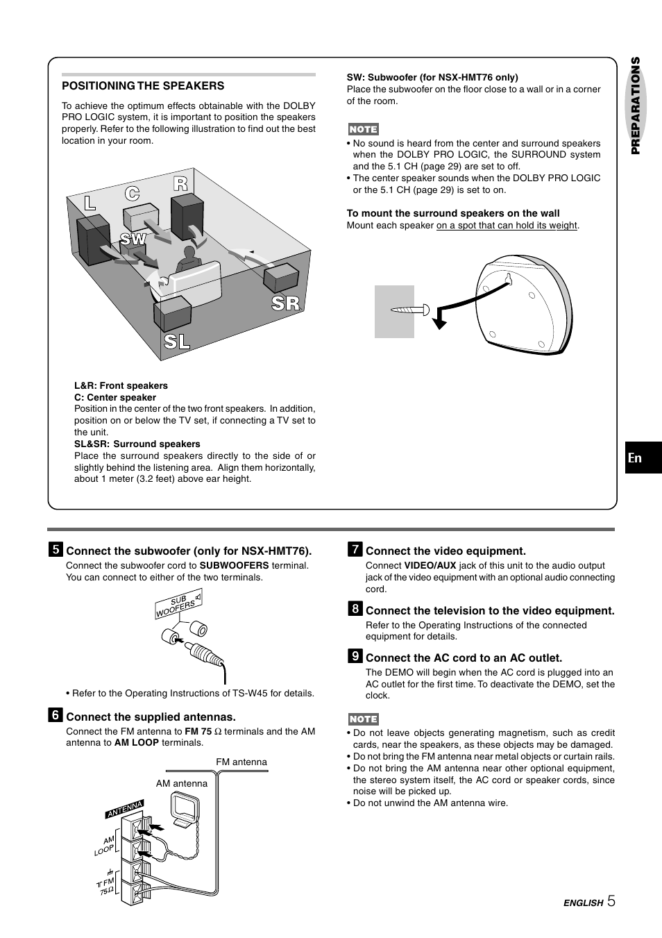 Aiwa CX-NHMT75 User Manual | Page 5 / 92