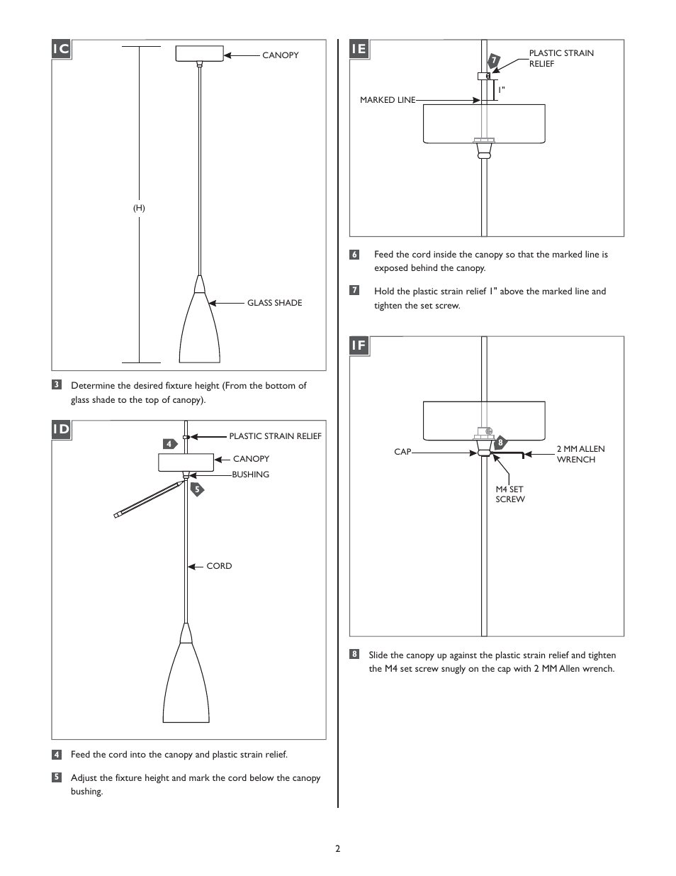 1e 1d 1f | LBL Lighting Drop SPCF User Manual | Page 2 / 4