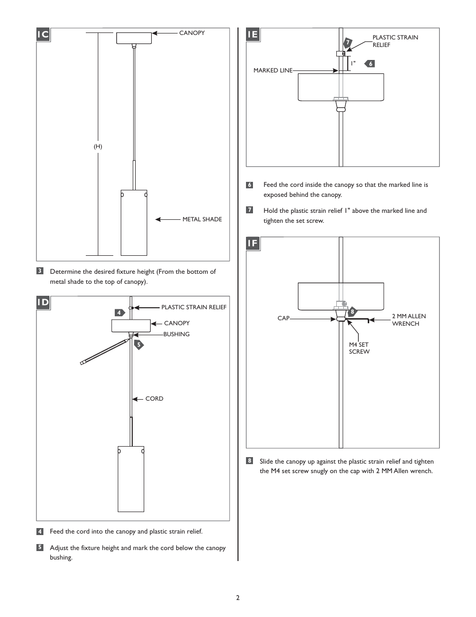 1e 1d 1f | LBL Lighting Perf  SPCF User Manual | Page 2 / 4