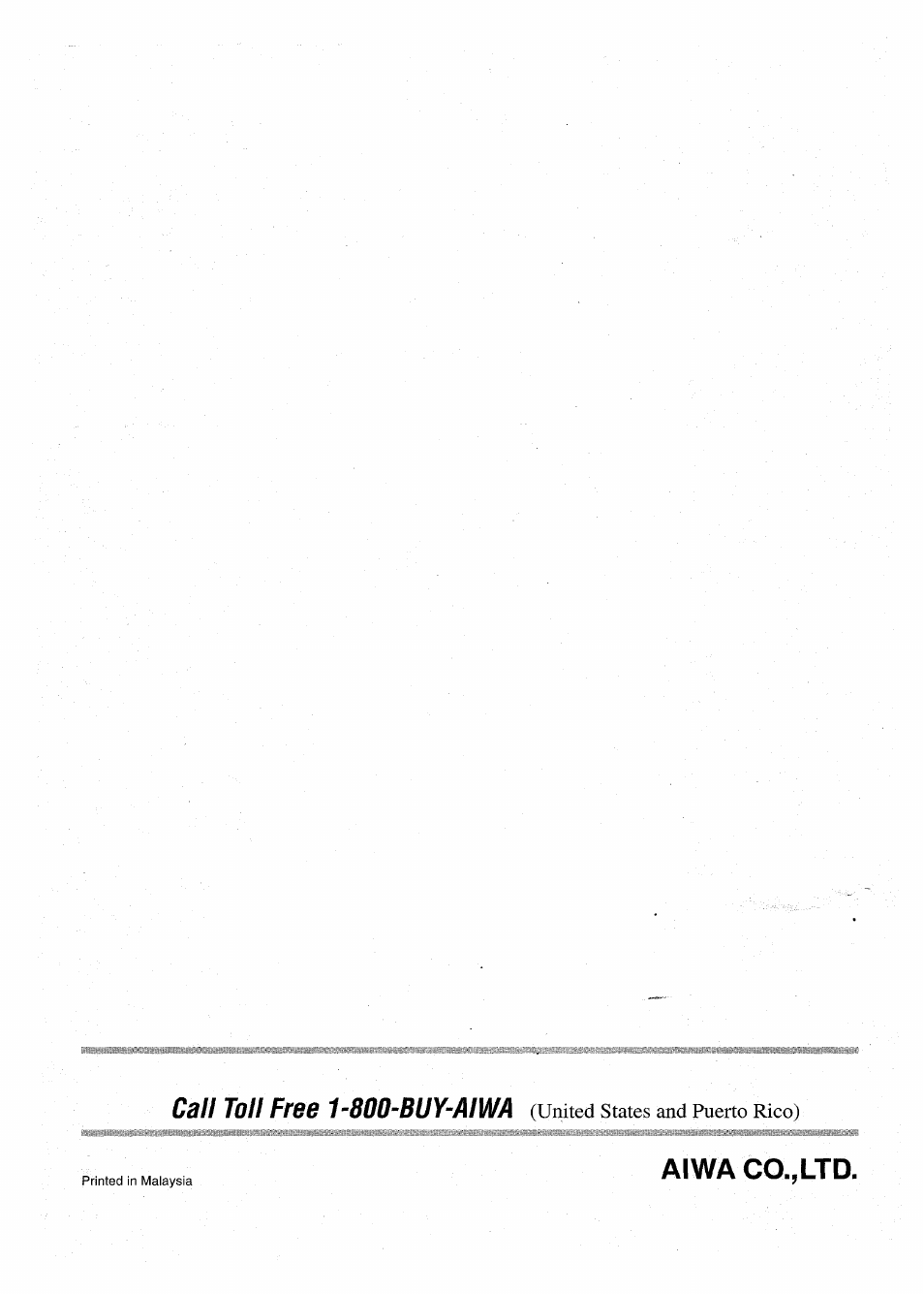 Aiwa co.,ltd | Aiwa NSX-AV900 User Manual | Page 80 / 80