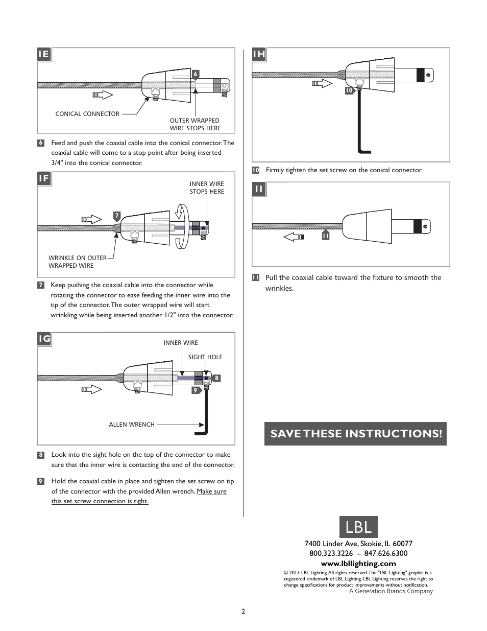 Save these instructions | LBL Lighting Dolly User Manual | Page 2 / 2