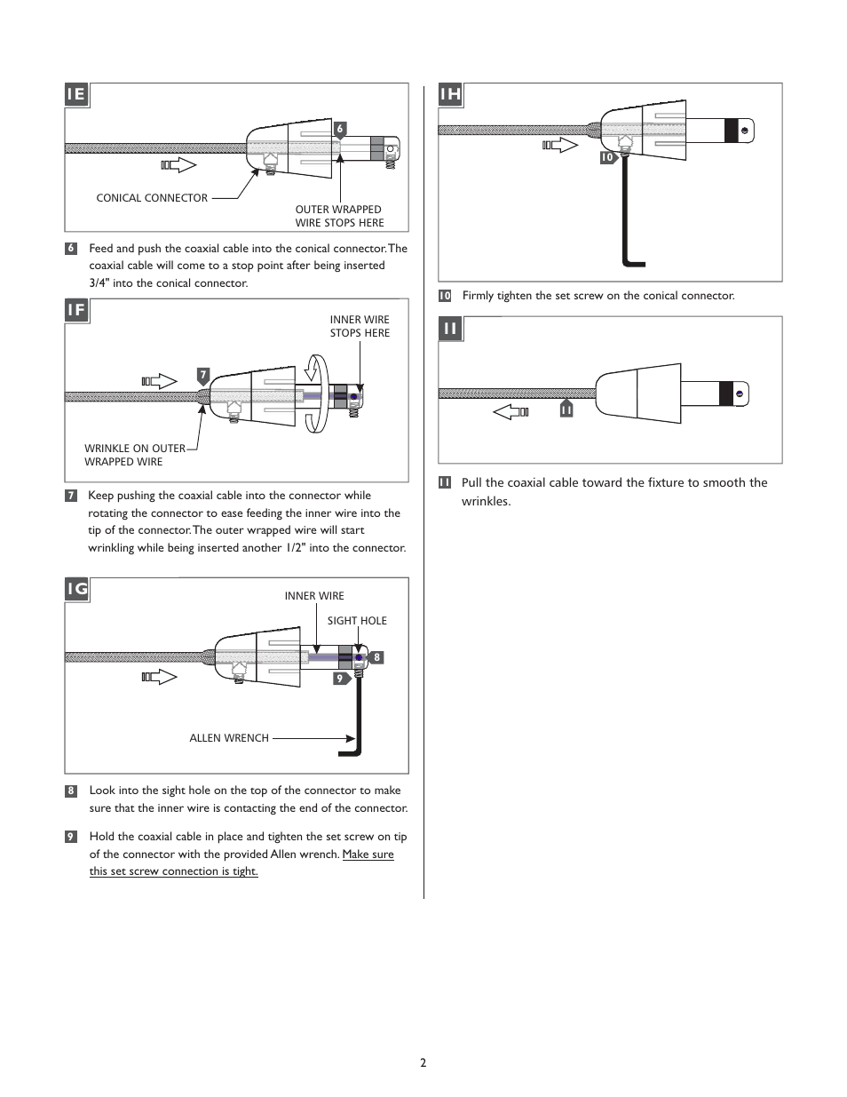LBL Lighting Mini-Rock Candy Round User Manual | Page 2 / 4
