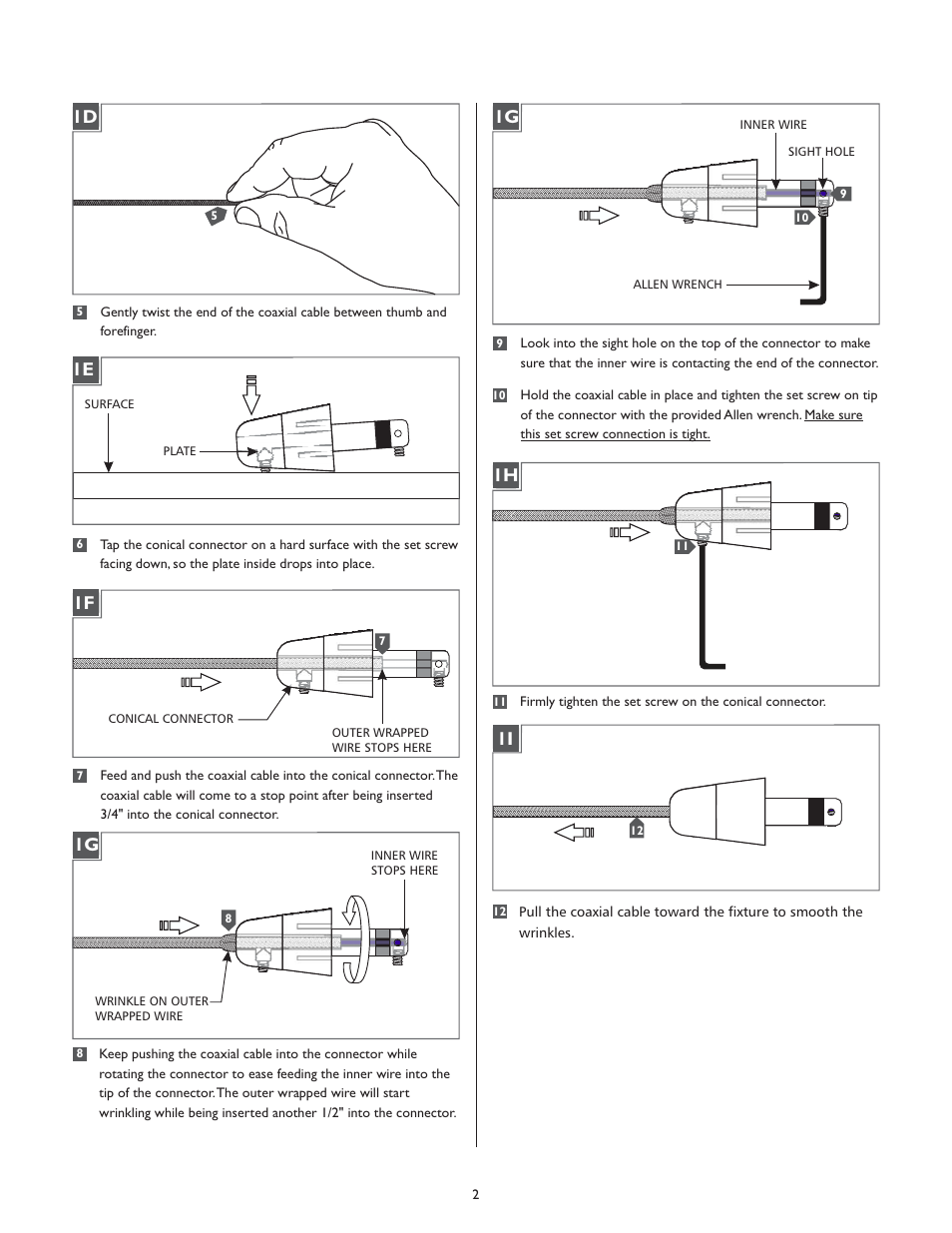 LBL Lighting Cypree Large User Manual | Page 2 / 4