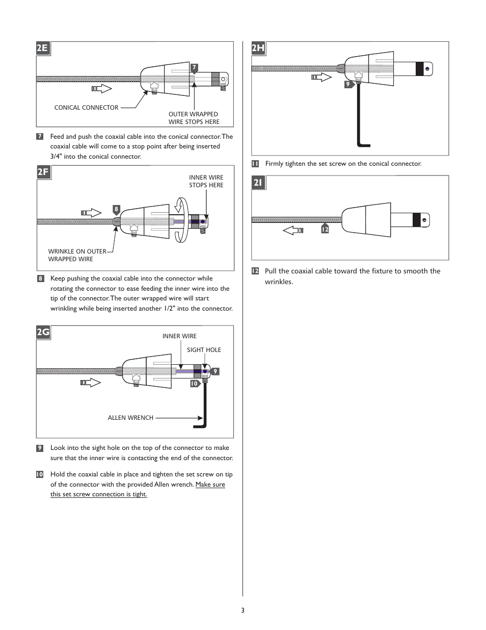 LBL Lighting Top-SI Coax User Manual | Page 3 / 4