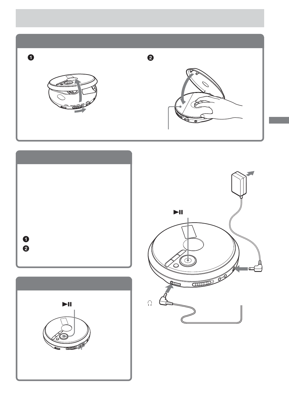 Playing a cd, Insert a cd, Connect your cd player | Play a cd | Aiwa XP-ZV610 User Manual | Page 13 / 68