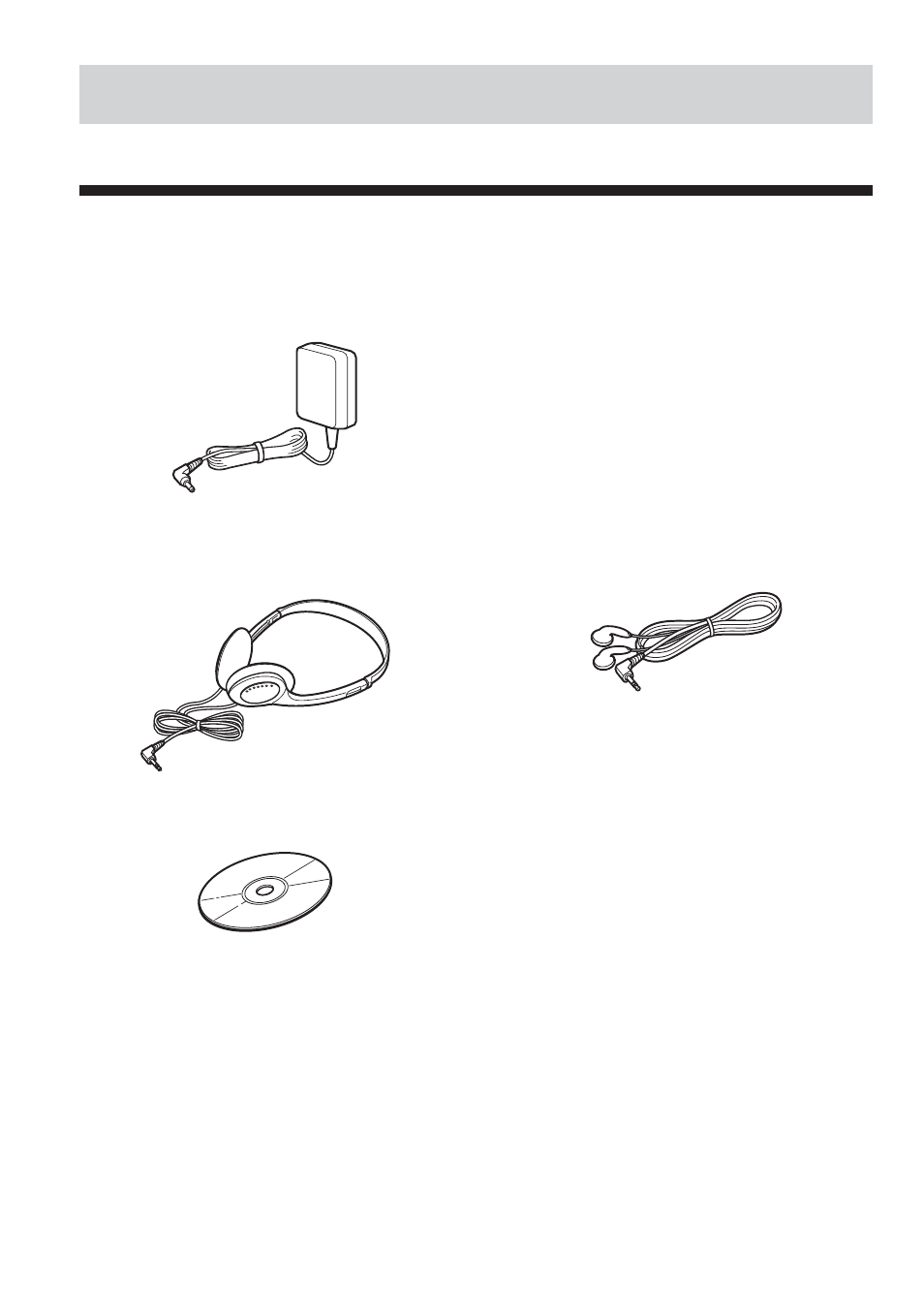 Procedimientos iniciales, Comprobación de los accesorios suministrados | Aiwa XP-ZV610 User Manual | Page 42 / 68