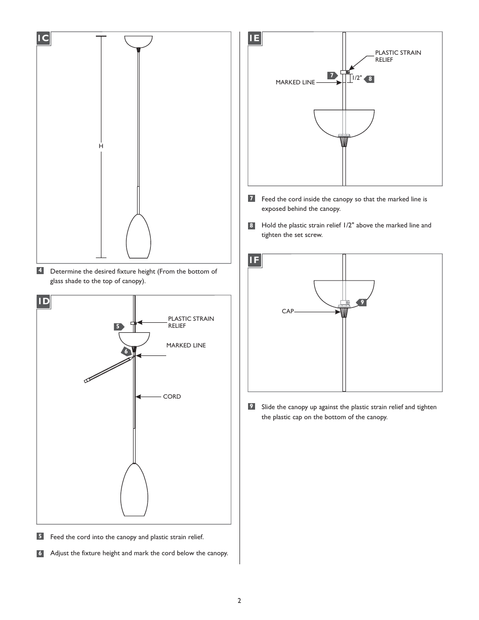 1d 1e 1f | LBL Lighting Tear-SII Coax PCF User Manual | Page 2 / 4
