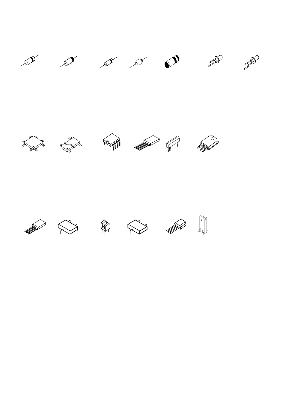 Semiconductor base connections, Diode, Transistor | Aiwa HV-FX5100 User Manual | Page 56 / 84