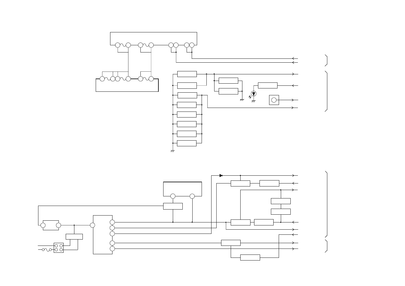 Power block diagram operation block diagram | Aiwa HV-FX5100 User Manual | Page 60 / 84