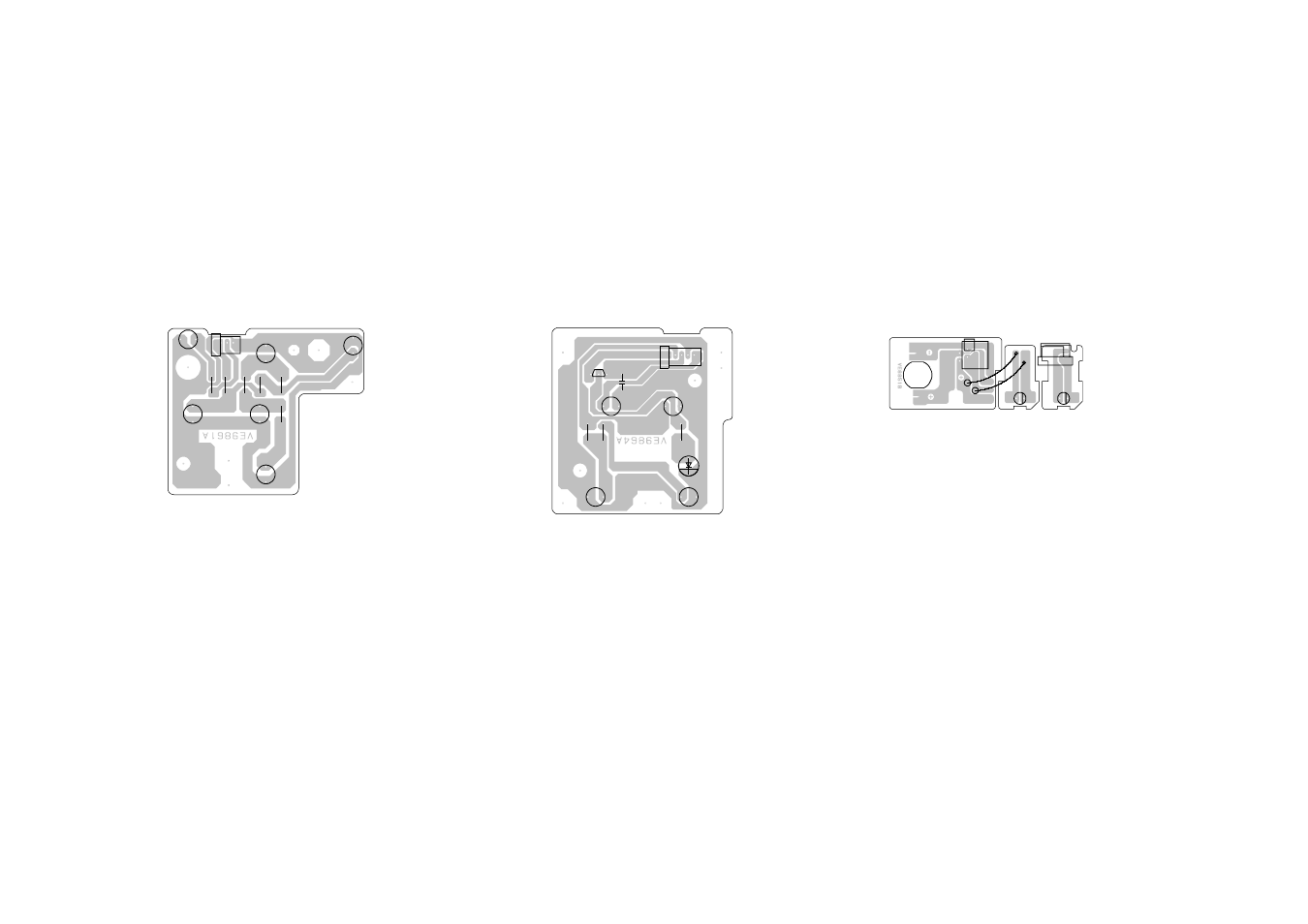 Printed circuit boards, Operation 1 operation 2 deck | Aiwa HV-FX5100 User Manual | Page 63 / 84