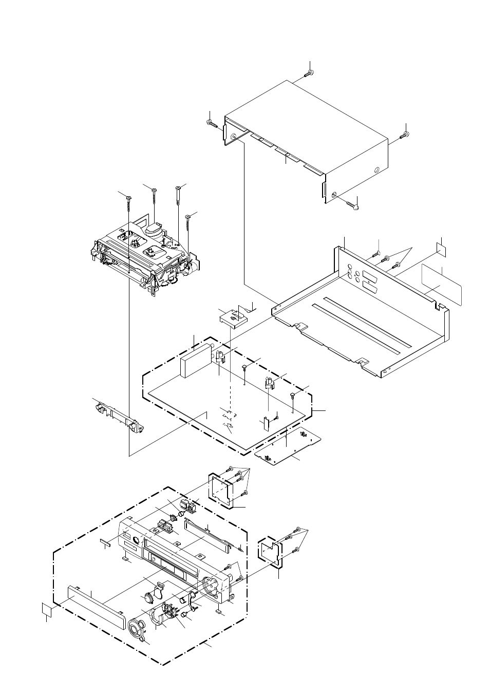 Mechanical exploded view | Aiwa HV-FX5100 User Manual | Page 76 / 84