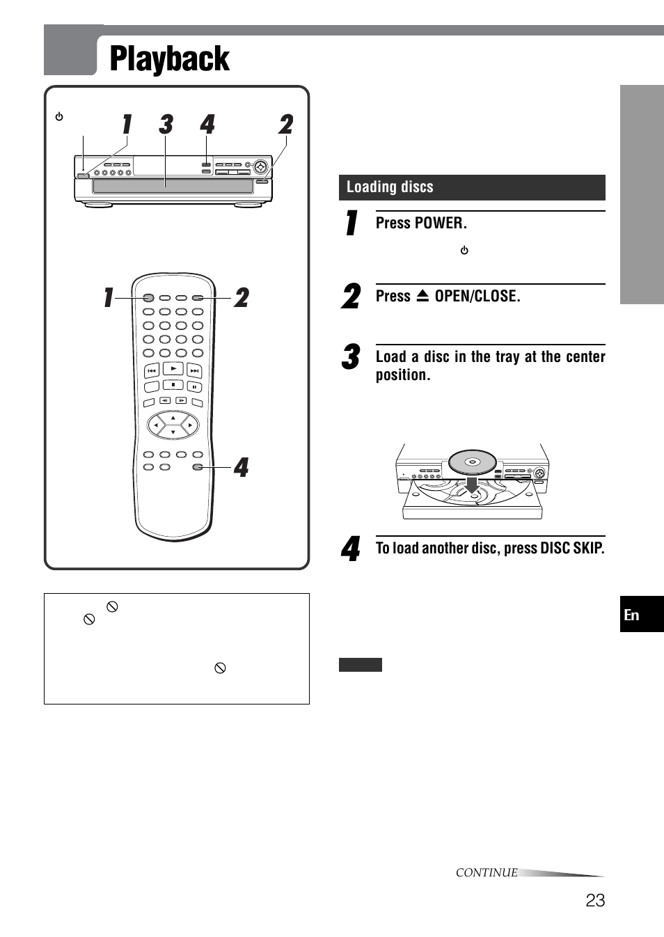 Playback | Aiwa XD-SPM823 User Manual | Page 23 / 59