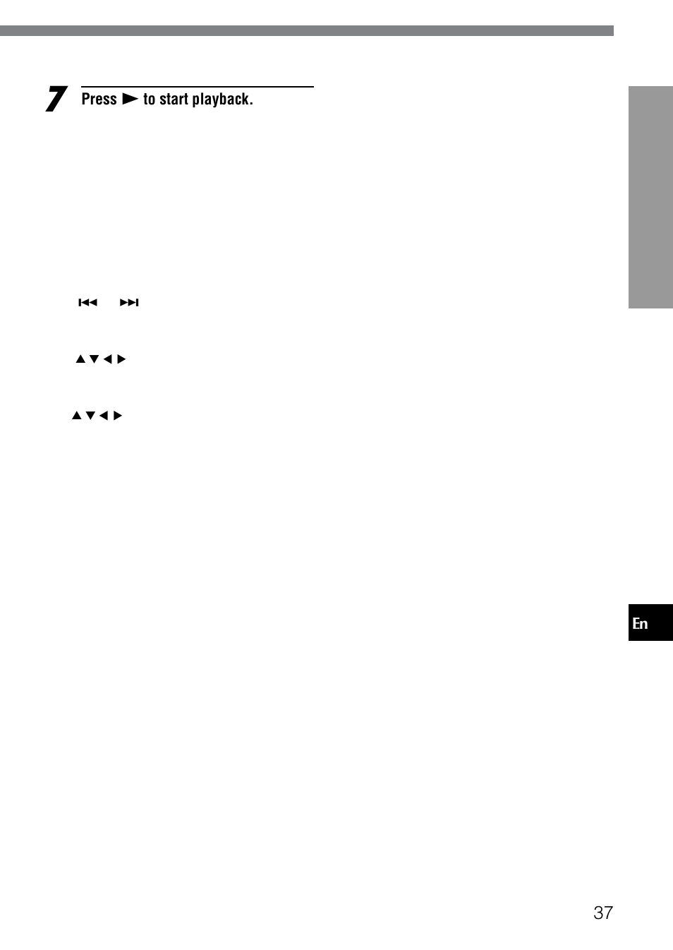 Press c to start playback | Aiwa XD-SPM823 User Manual | Page 37 / 59