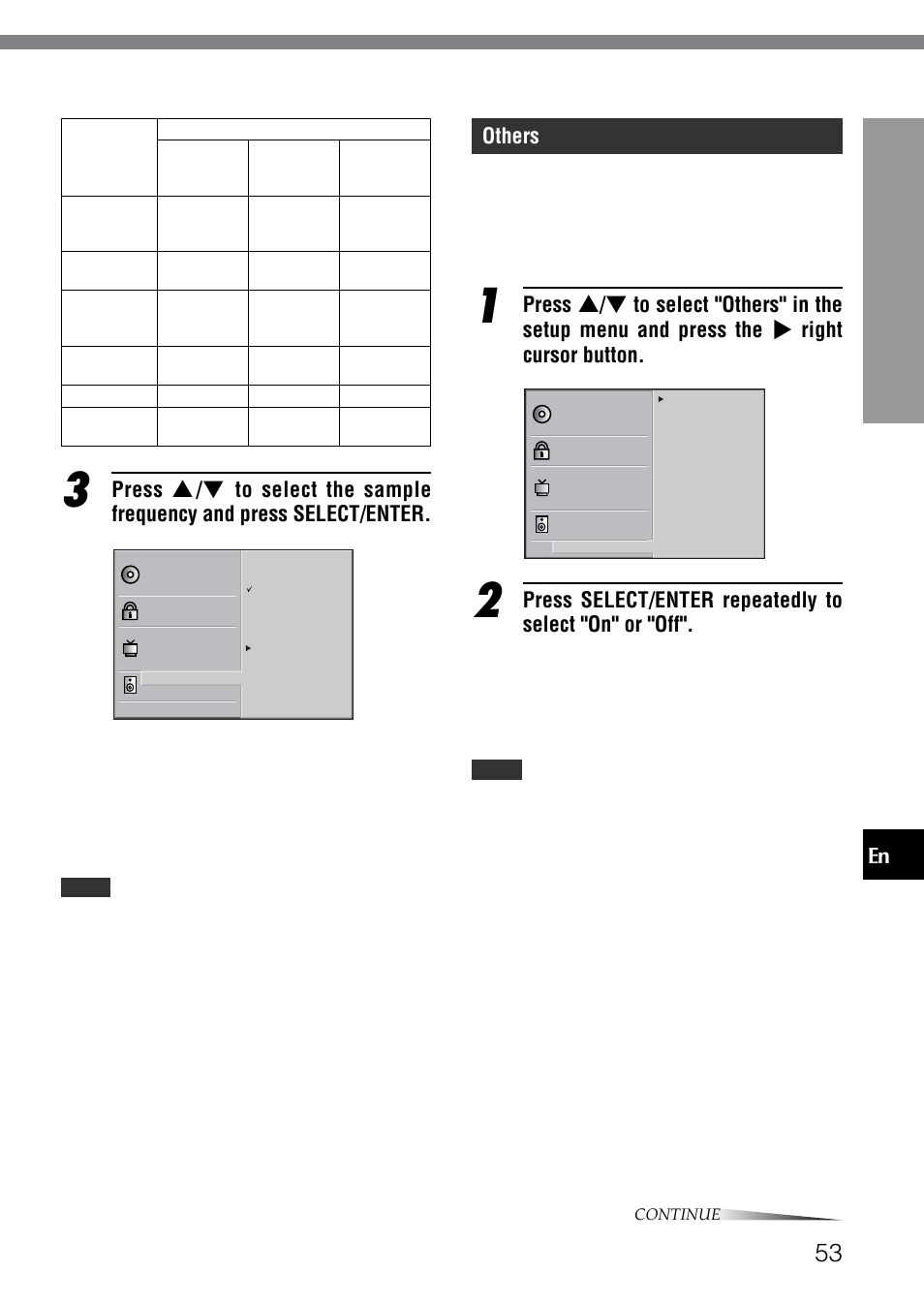 Others, As necessar y | Aiwa XD-SPM823 User Manual | Page 53 / 59