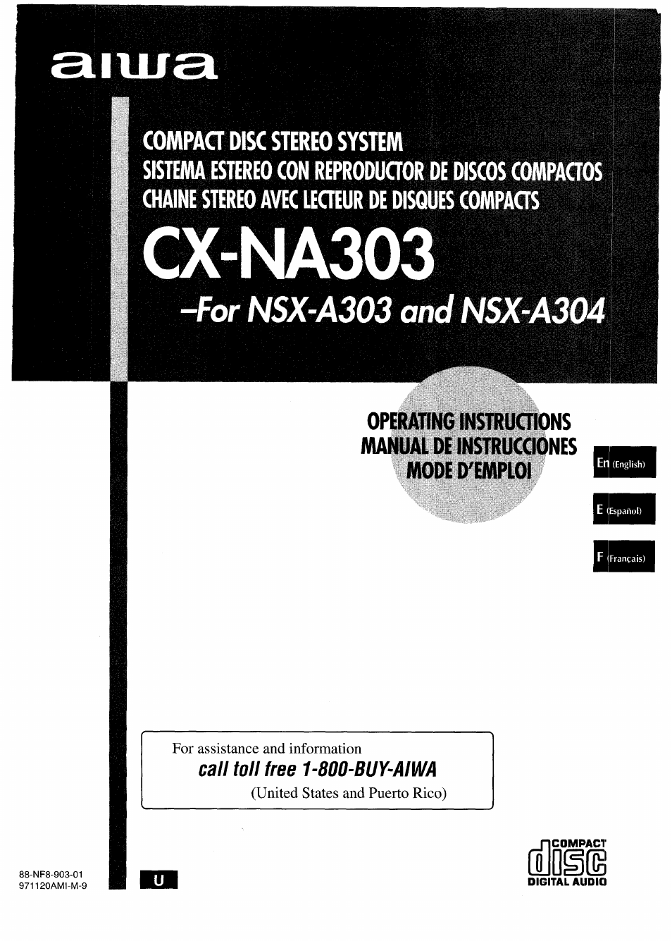 Aiwa CX-NA303 User Manual | 64 pages