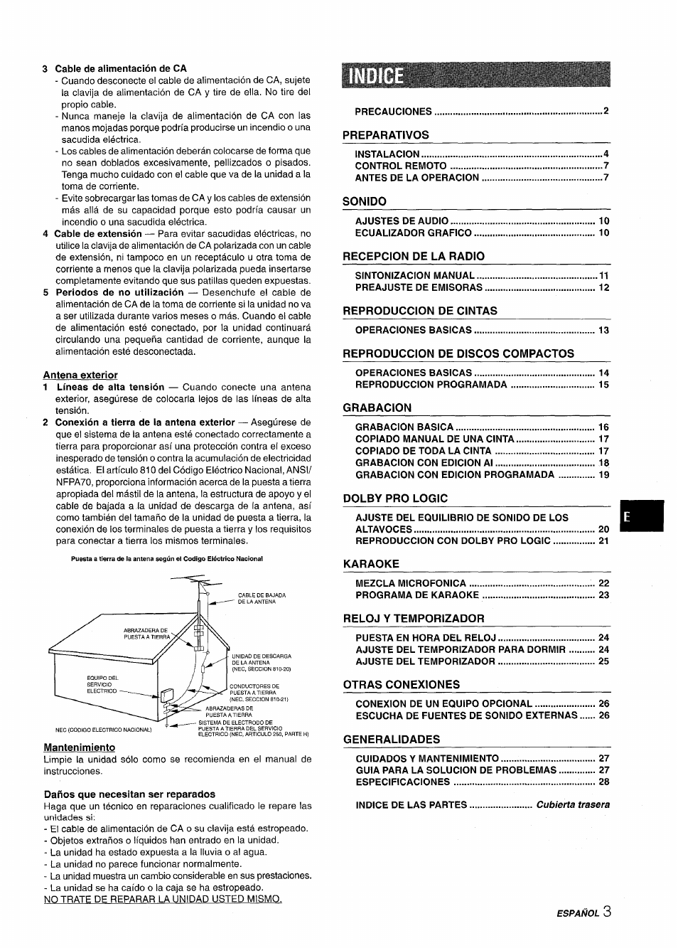 Ìndio | Aiwa CX NMA545 User Manual | Page 31 / 88