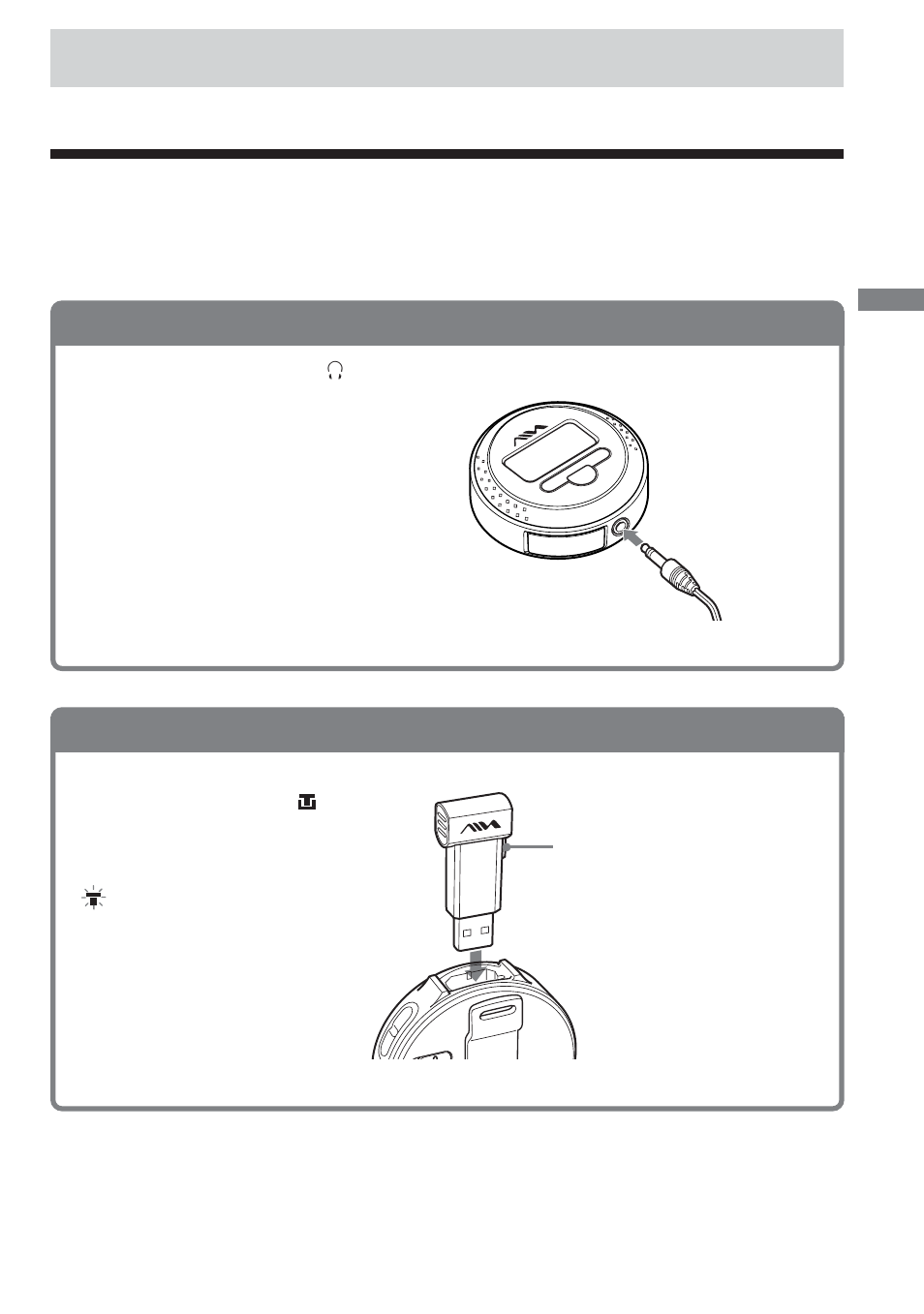 Basic operations, Listening to music, Connect the headphones | Insert the “pavit” into the player | Aiwa AZ-RS1 User Manual | Page 11 / 28