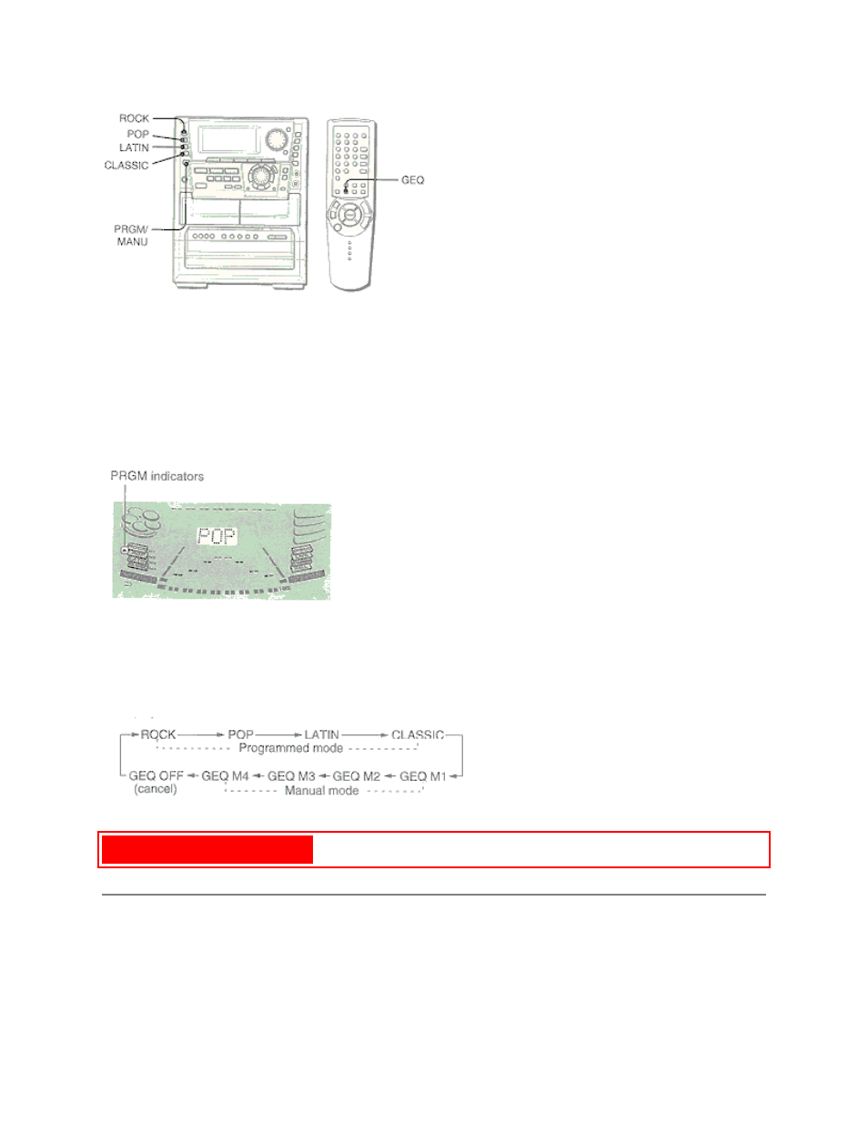 Sound (cont.) pg. 12, Setting new equalization curves manually | Aiwa NSX-MTD9 User Manual | Page 21 / 66