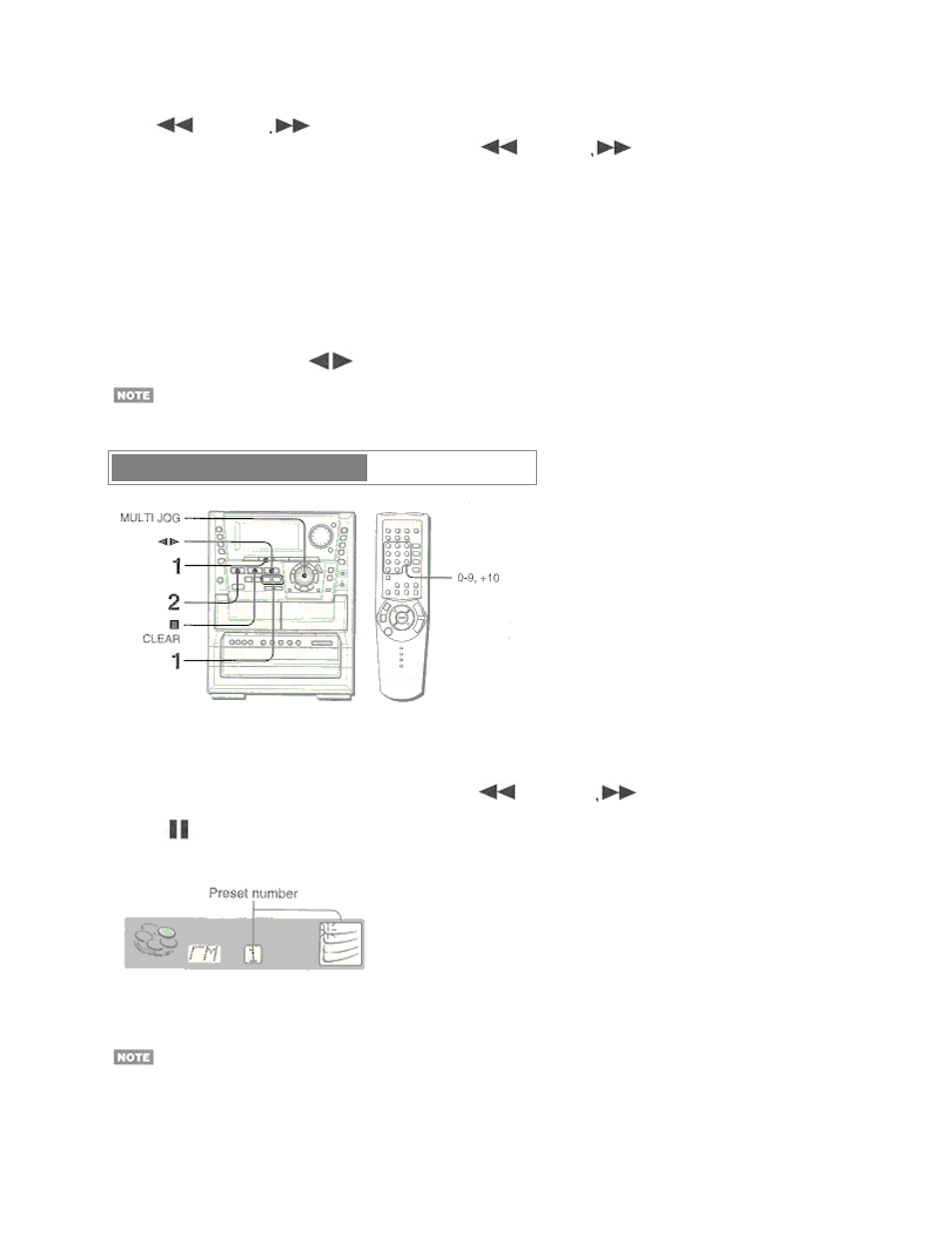 Presetting stations | Aiwa NSX-MTD9 User Manual | Page 30 / 66