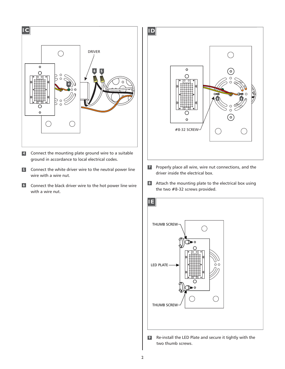 LBL Lighting Derby WD User Manual | Page 2 / 4