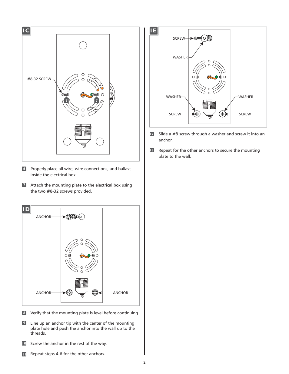 LBL Lighting Derby WCF User Manual | Page 2 / 4