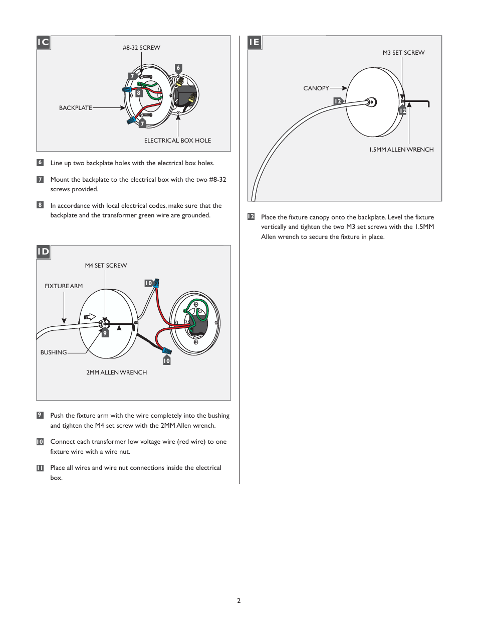 LBL Lighting Galleria Shield W User Manual | Page 2 / 4