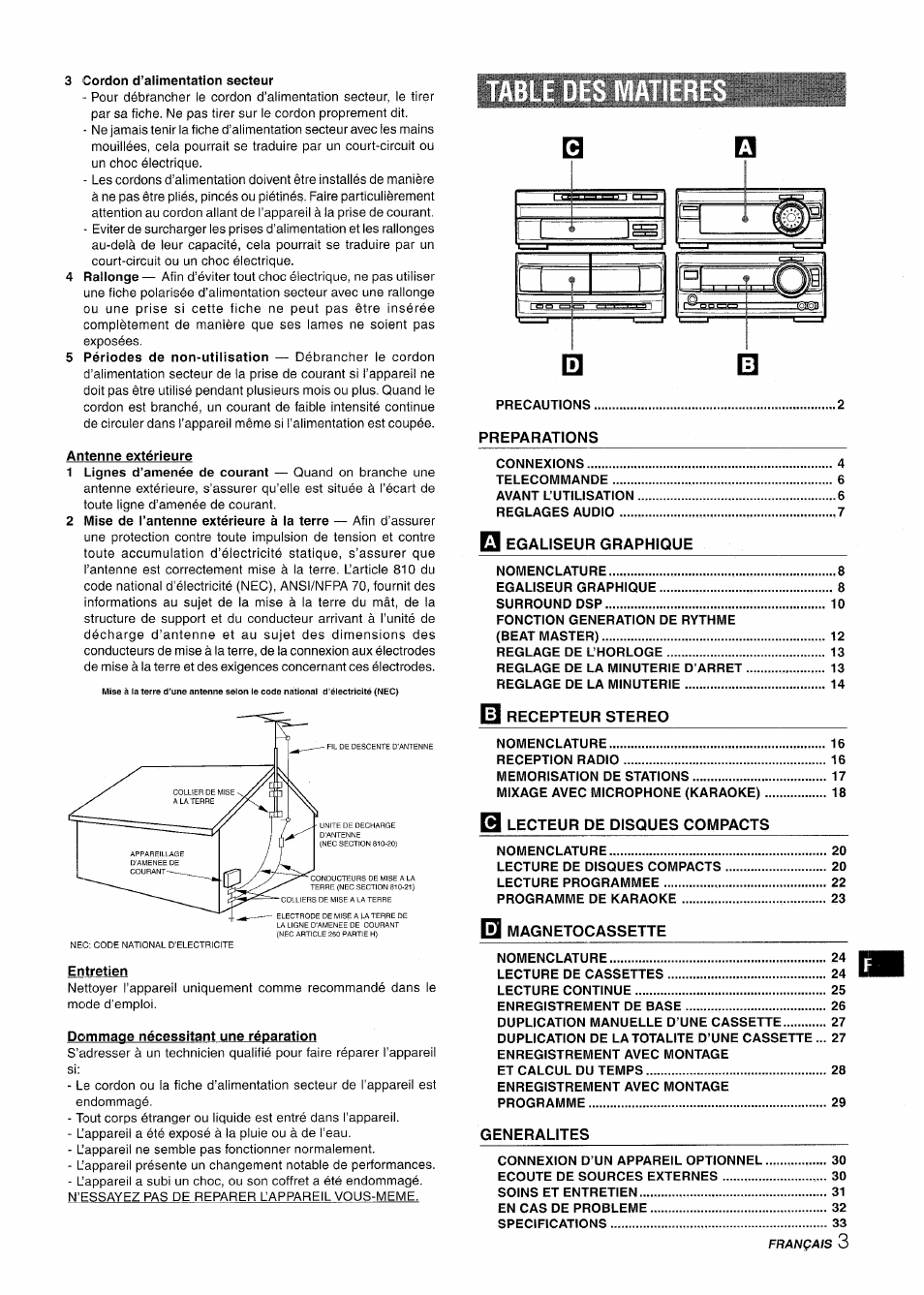 Aiwa XR-M1000 User Manual | Page 67 / 100