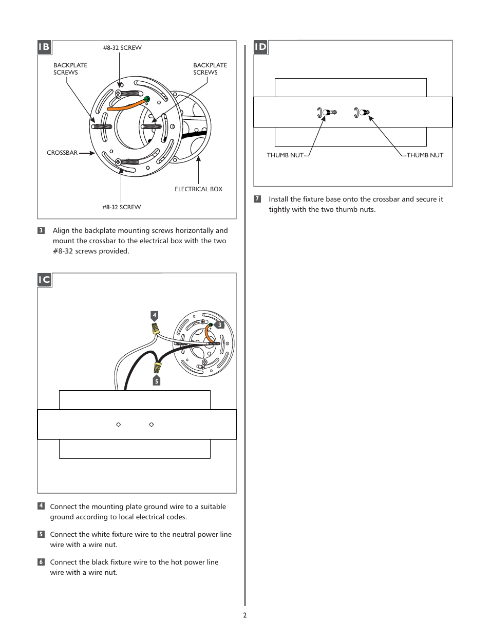 LBL Lighting Final Call Medium User Manual | Page 2 / 4