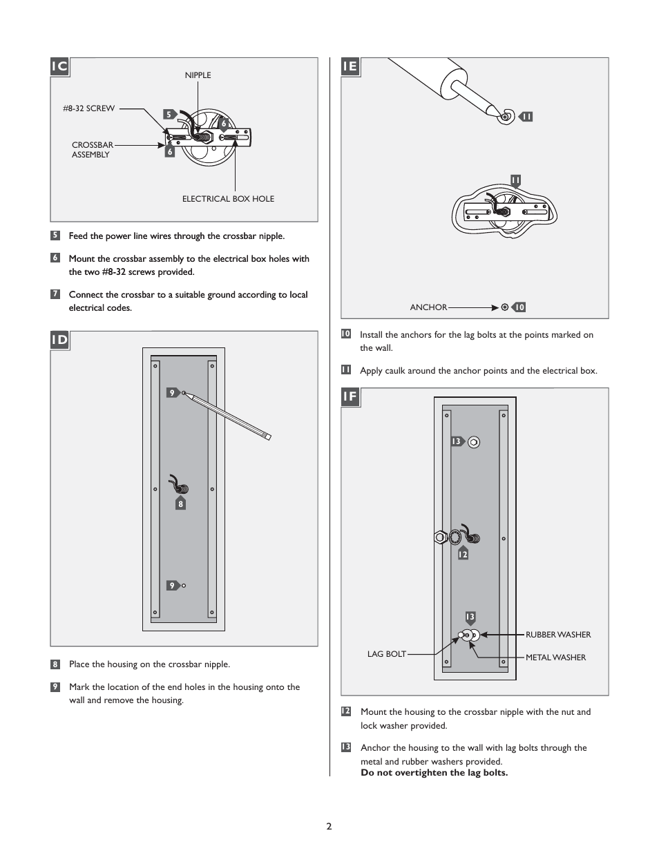 1f 1d | LBL Lighting Modular New York Medium/Large T8 User Manual | Page 2 / 4