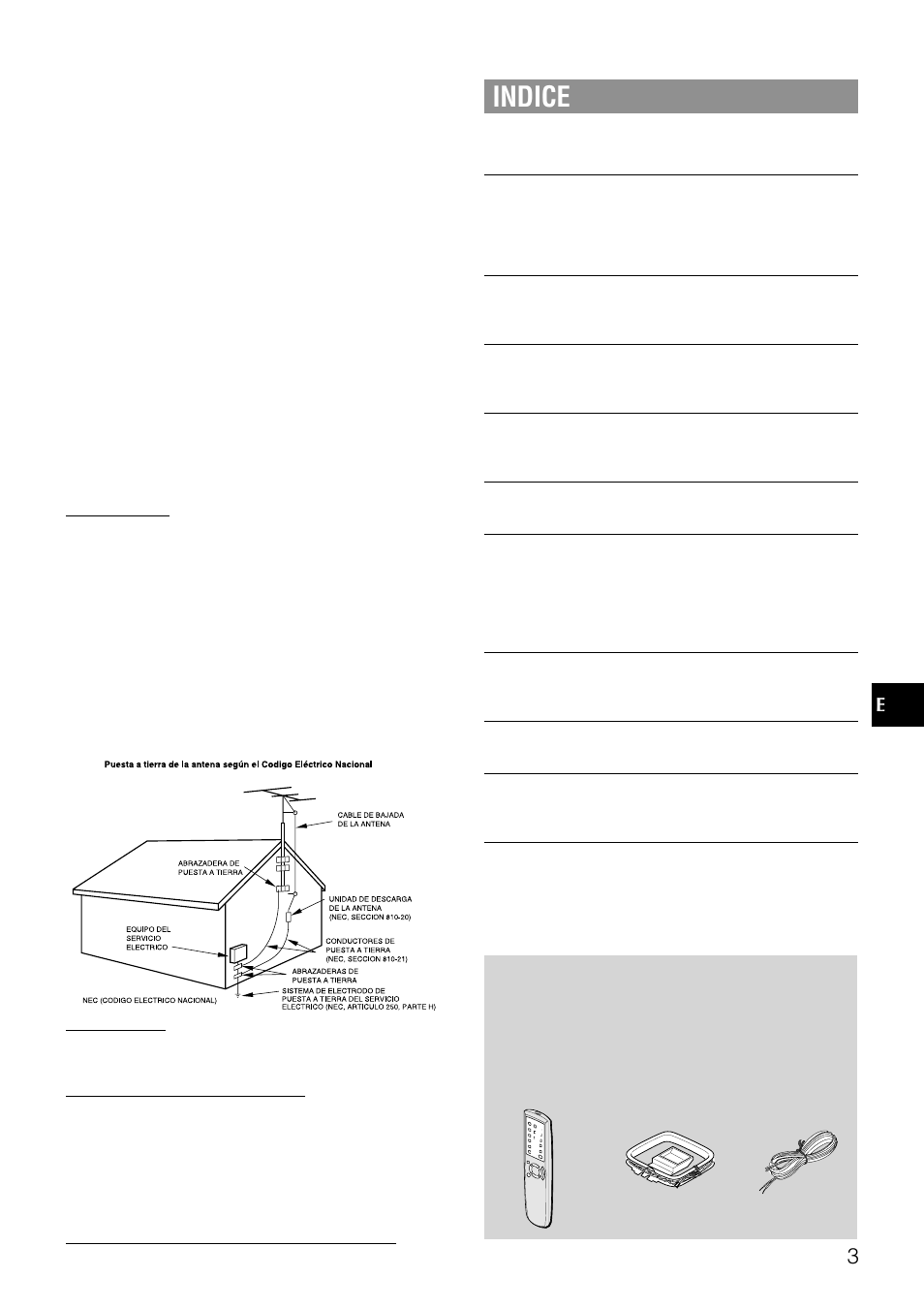 Indice | Aiwa NSX-AJ20 User Manual | Page 24 / 62