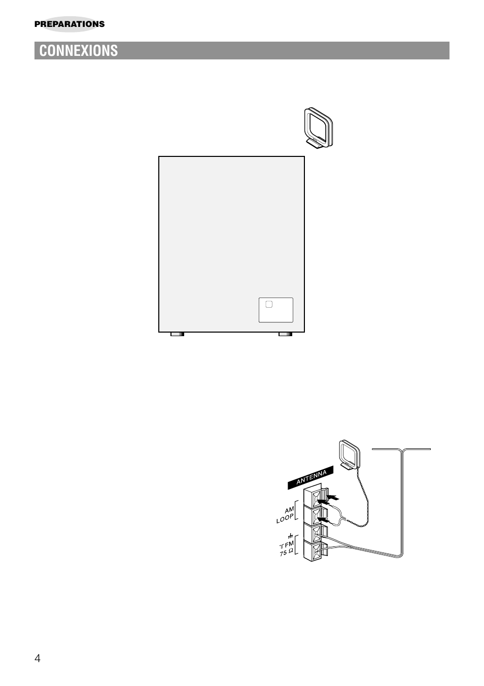 Connexions | Aiwa NSX-AJ20 User Manual | Page 45 / 62