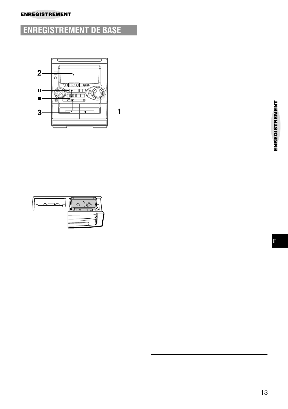 Enregistrement de base | Aiwa NSX-AJ20 User Manual | Page 54 / 62