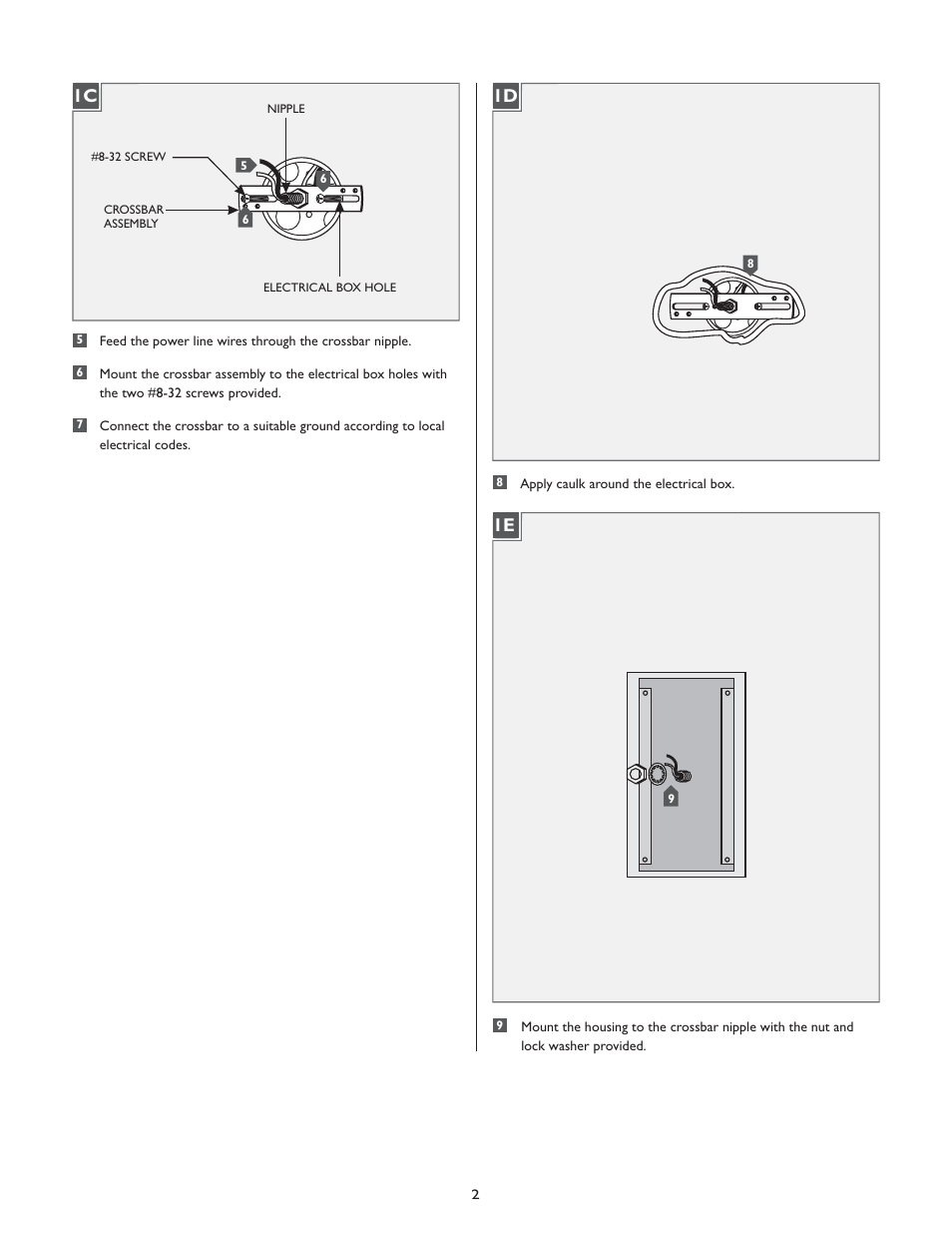 LBL Lighting Modular Industrial Small CF User Manual | Page 2 / 4