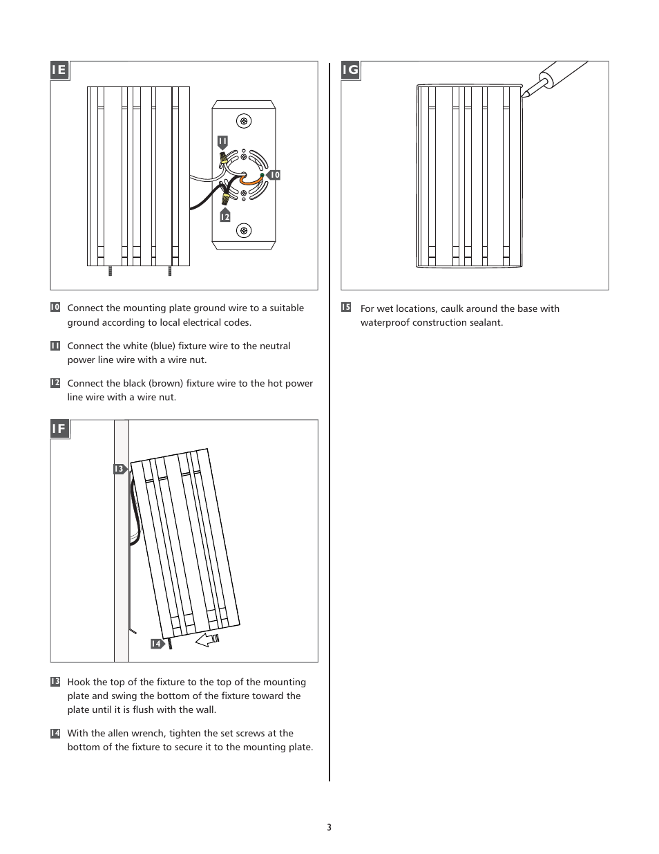 1e 1f | LBL Lighting Uptown Small User Manual | Page 3 / 4