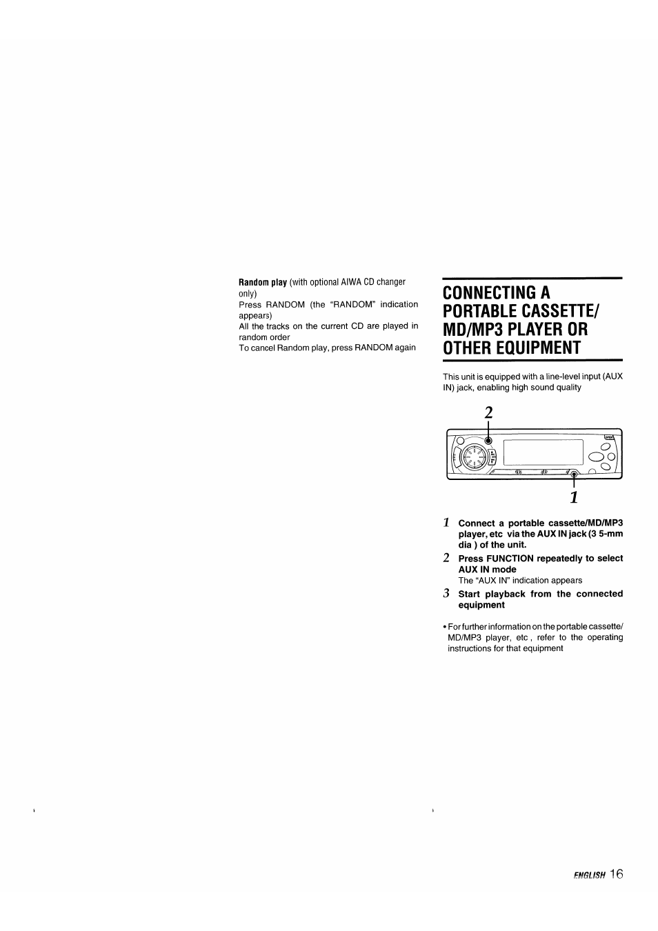 Aiwa 570CDCMP3 User Manual | Page 17 / 62